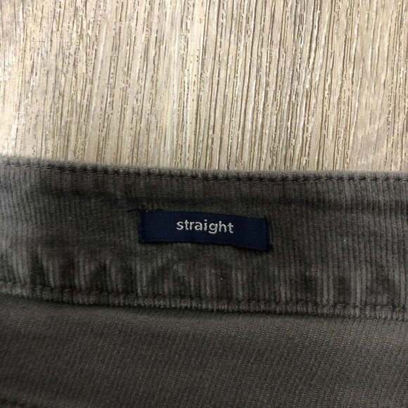 Talbots Women's Size 10 Simply Flattering 5 Pocket Straight Grey Corduroy Pants - Picture 6 of 7